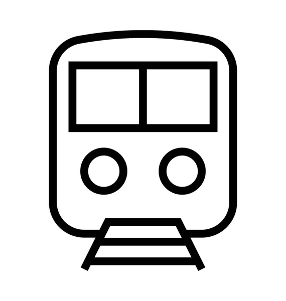 Icône vectorielle de tramway — Image vectorielle