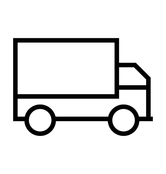 Delivery Van Vector Icon — Stock Vector