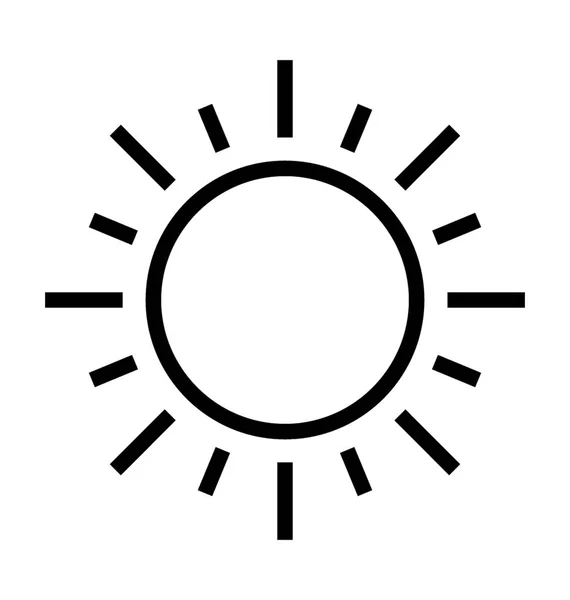 Sonnenvektorsymbol — Stockvektor