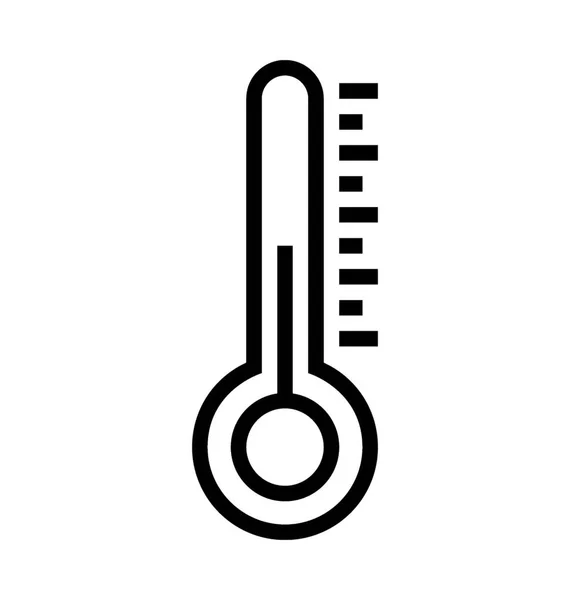 Ikoon van de temperatuurvector — Stockvector