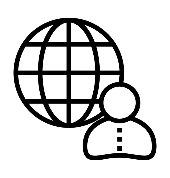 Global Services Vektor Symbol — Stock vektor