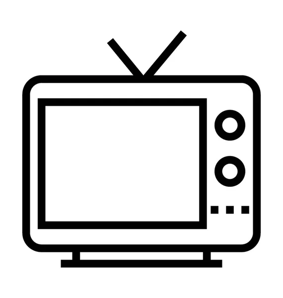 Tv平面矢量图标 — 图库矢量图片