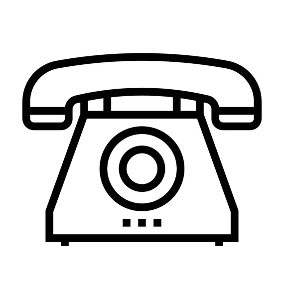 Retro Telephone Vector Icon — Stock Vector