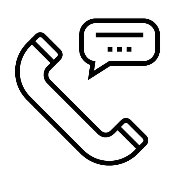 Phone Receiver Vector Icon — Stock Vector