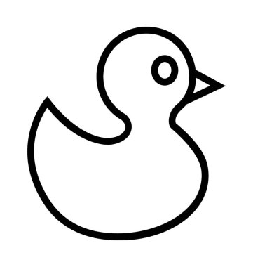  ördek vektör simgesi