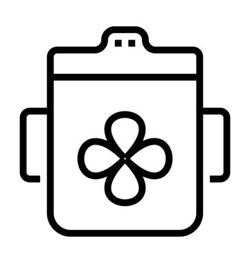  Bebek Kupası vektör simgesi 