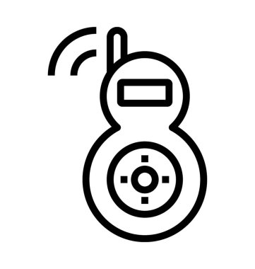  Telsizler Talkie vektör simgesi