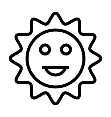  Güneş vektör simgesi