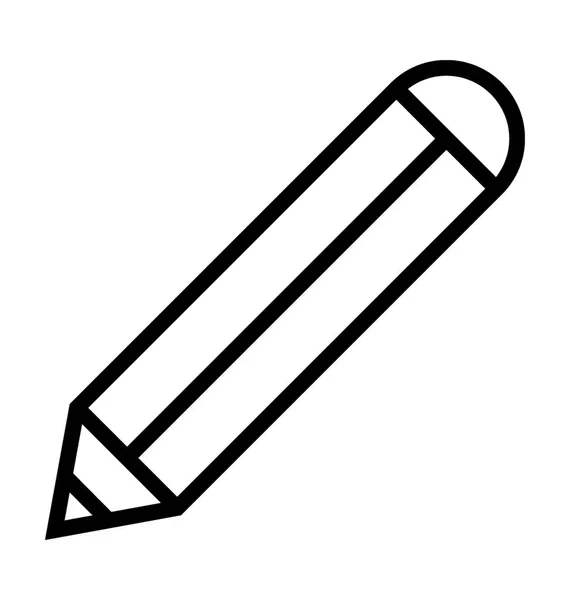 Buntstift-Vektor-Symbol — Stockvektor