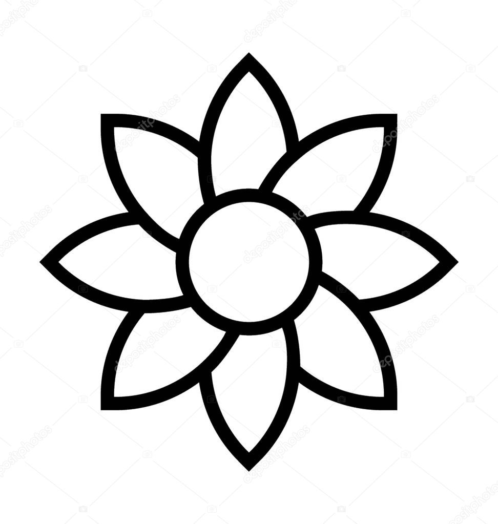  Hoya Flower Vector Icon