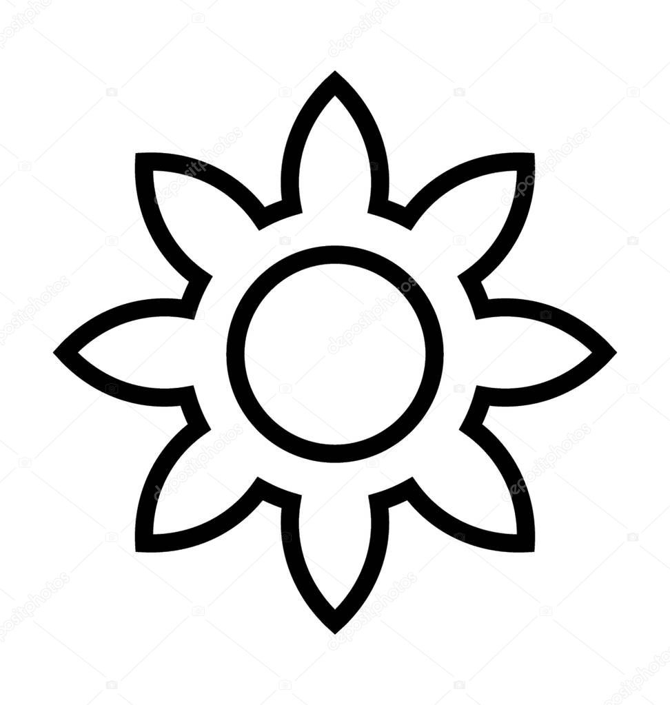  Hoya Flower Vector Icon