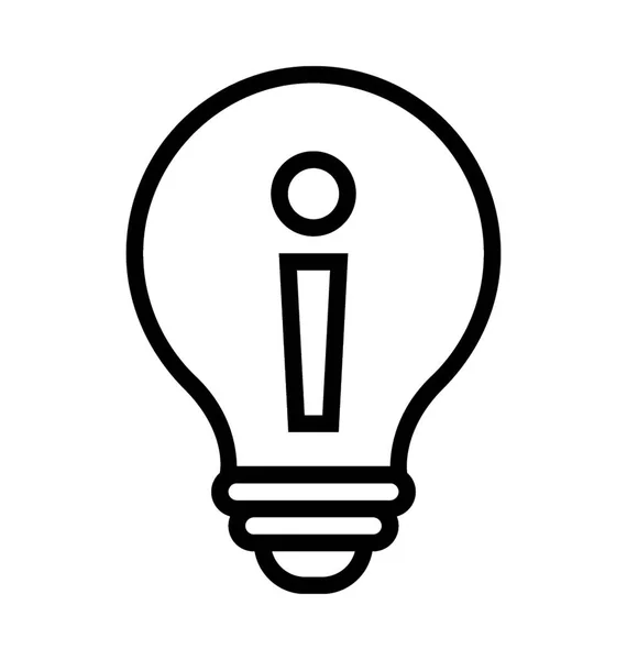 Icône de vecteur d'ampoule — Image vectorielle