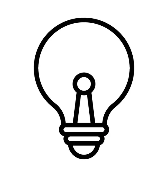 Icône de vecteur d'ampoule — Image vectorielle