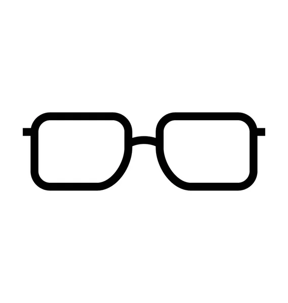 Gafas Vector Icono — Vector de stock