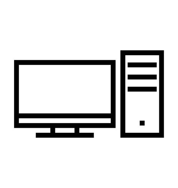 Icono del vector informático — Archivo Imágenes Vectoriales