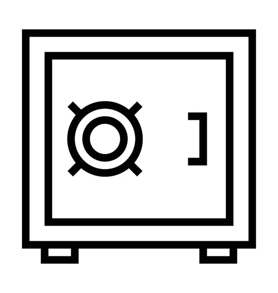 Locker Vector Icono — Archivo Imágenes Vectoriales