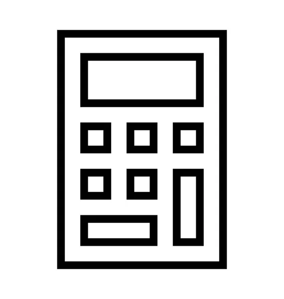 Calculadora vector icono — Archivo Imágenes Vectoriales