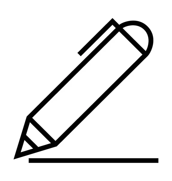 Ícone vetor caneta fonte —  Vetores de Stock