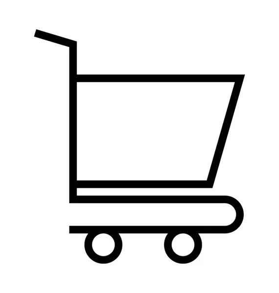 Vektorová ikona nákupního košíku — Stockový vektor