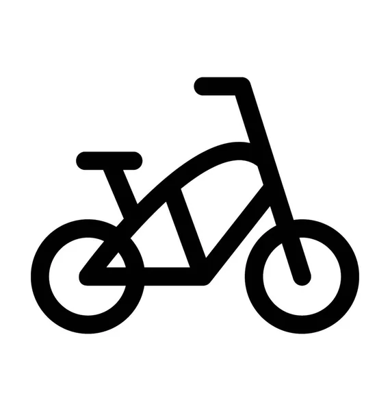 Kinder Fahrrad Vektor Ikone — Stockvektor