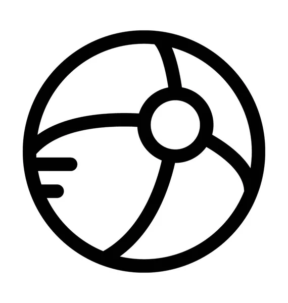 Gummiball-Vektor-Symbol — Stockvektor