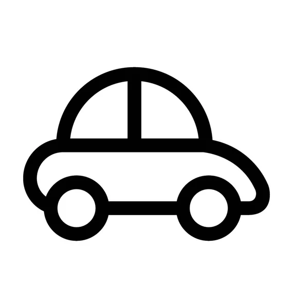 Toy auto vector pictogram — Stockvector