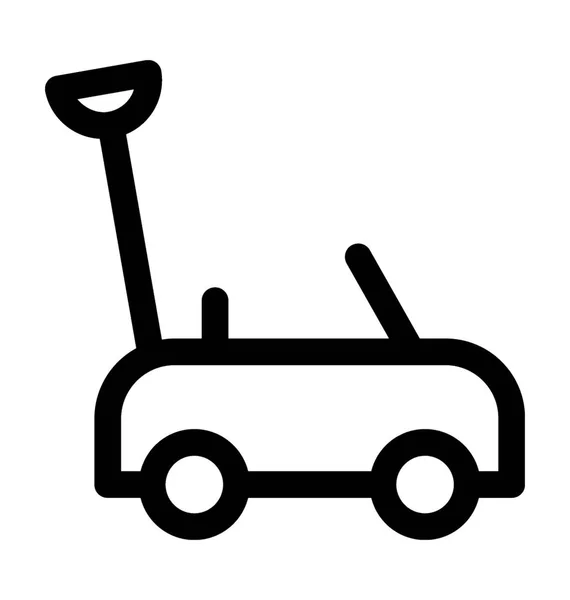 Toy auto vector pictogram — Stockvector