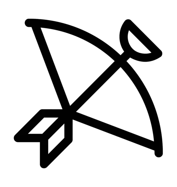 Bågskytte vektor symbol — Stock vektor