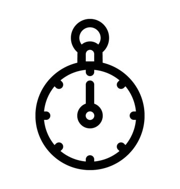  Stopwatch Düz Vektör Simgesi