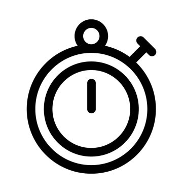 Stopwatch Düz Vektör Simgesi