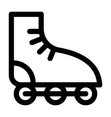 Paten düz vektör simgesi