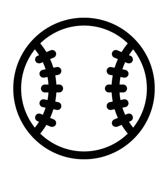 Ball Flache Vektor Symbol — Stockvektor