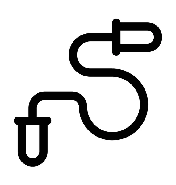 Sprungseil Vektor Symbol — Stockvektor