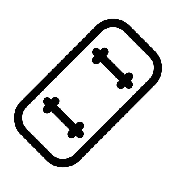 Icône Vectorielle Plat Skateboard — Image vectorielle