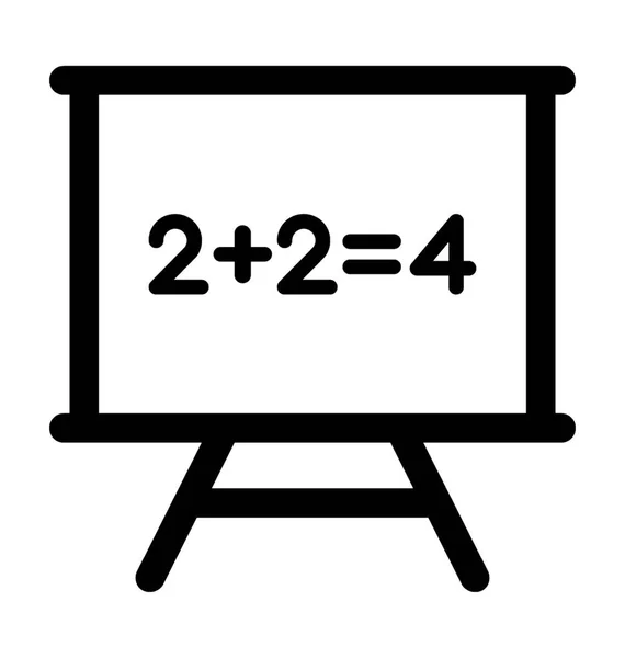 Temel matematik vektör simgesi — Stok Vektör