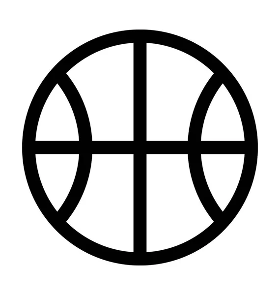 Basketbal vector pictogram — Stockvector