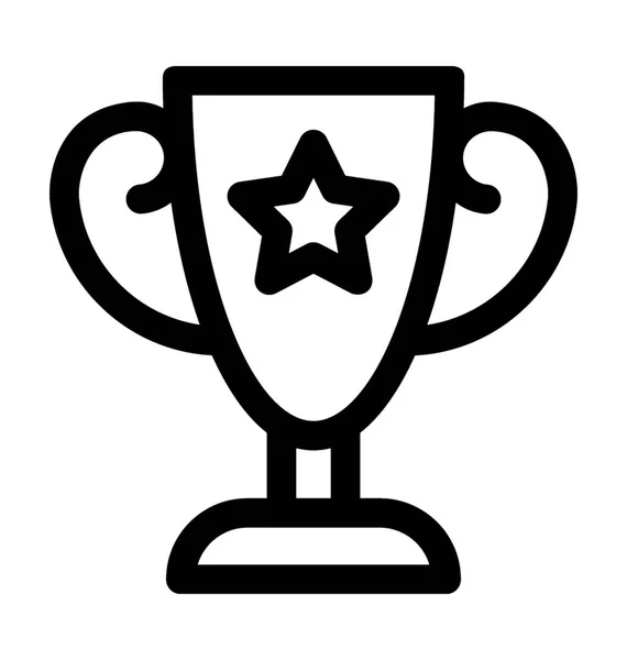 Icona del vettore trofeo — Vettoriale Stock
