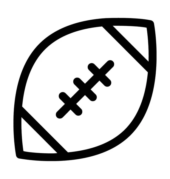 Rugby Vector Icono — Archivo Imágenes Vectoriales