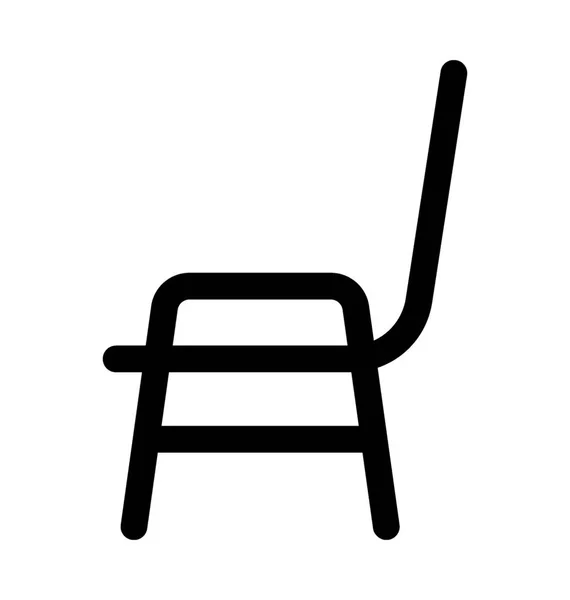 Chaise étudiante Icône vectorielle — Image vectorielle