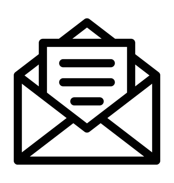 Ícone do vetor de email — Vetor de Stock