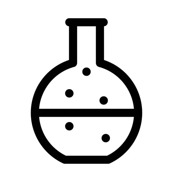 Конічної Flask векторної Icon — стоковий вектор