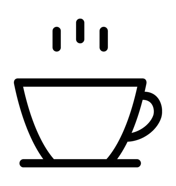 Taza de té vector icono — Vector de stock