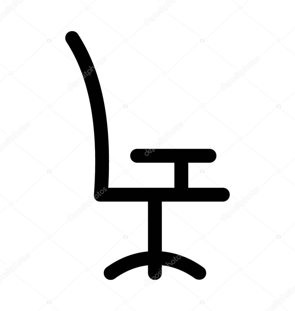  Swivel Chair Vector Icon