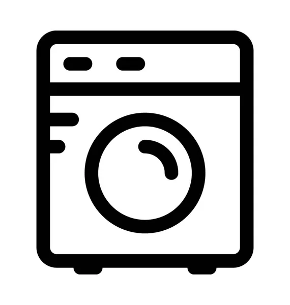 Waschmaschinen Vektorsymbol — Stockvektor