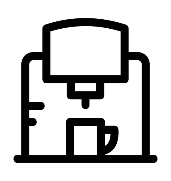 Kaffeemaschinen Vektorsymbol — Stockvektor