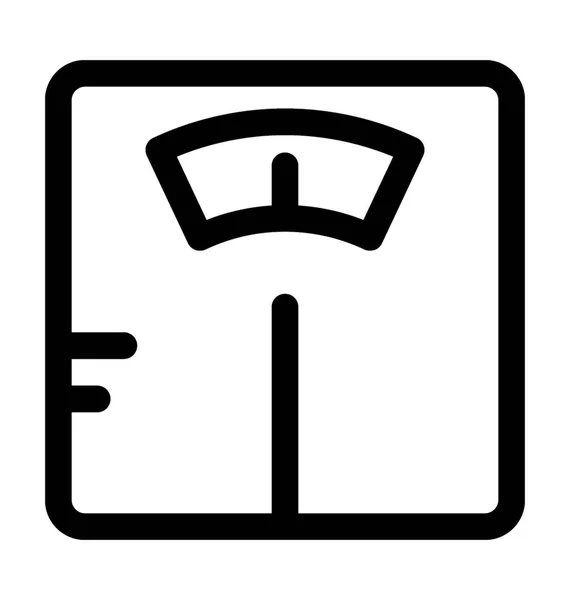 Escala de peso vector icono — Vector de stock