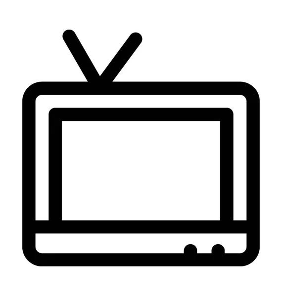 TV-vektor ikonen — Stock vektor