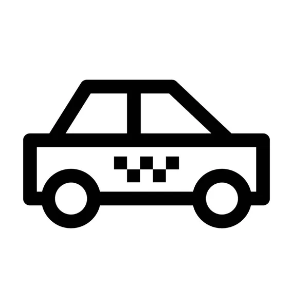 Taxi vector icono — Archivo Imágenes Vectoriales