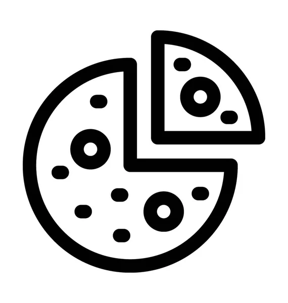 Icono de vector de pizza — Archivo Imágenes Vectoriales