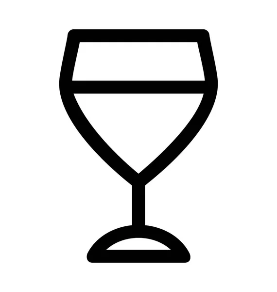 Vetor de vidro de vinho ícone —  Vetores de Stock